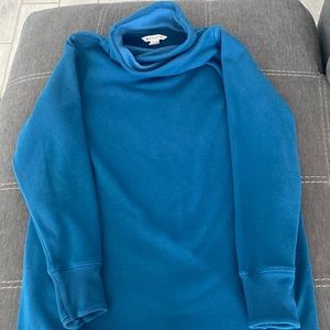 Cozy Karma Sweatshirt Dress with Cowl Neck